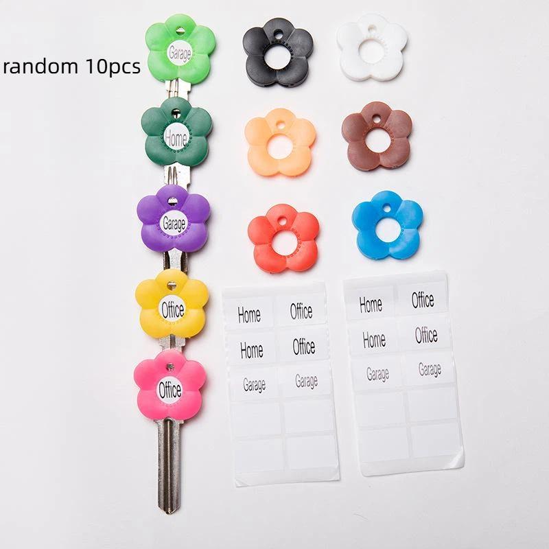 Keyboard Cover Silicone - 10Pcs Aesthetic Flower Silicone Keycap Covers