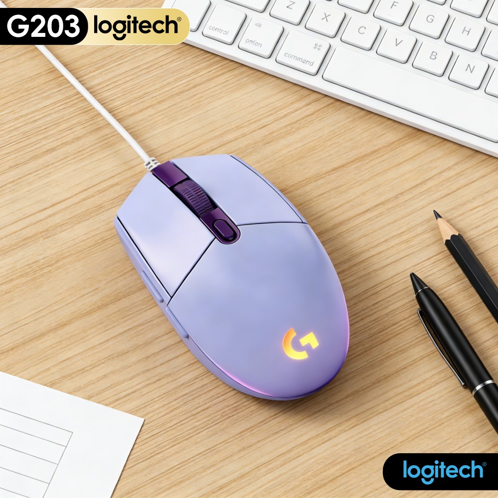Logitech Mouse G203 - Logitech G203 Wired Gaming Mouse Long‑Life