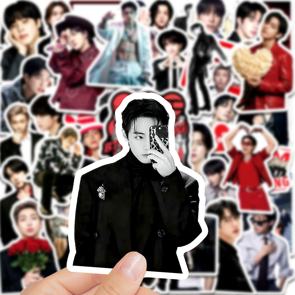 Laptop Accessories Diy - BTS K-pop Boy Group Stickers 50Pcs