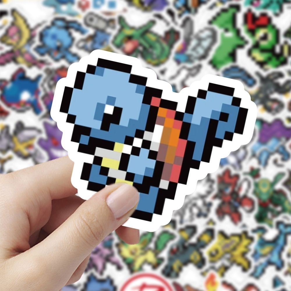 60Pcs Pixel Pokémon Stickers C - đánh giá và giá Laptop Accessories Diy