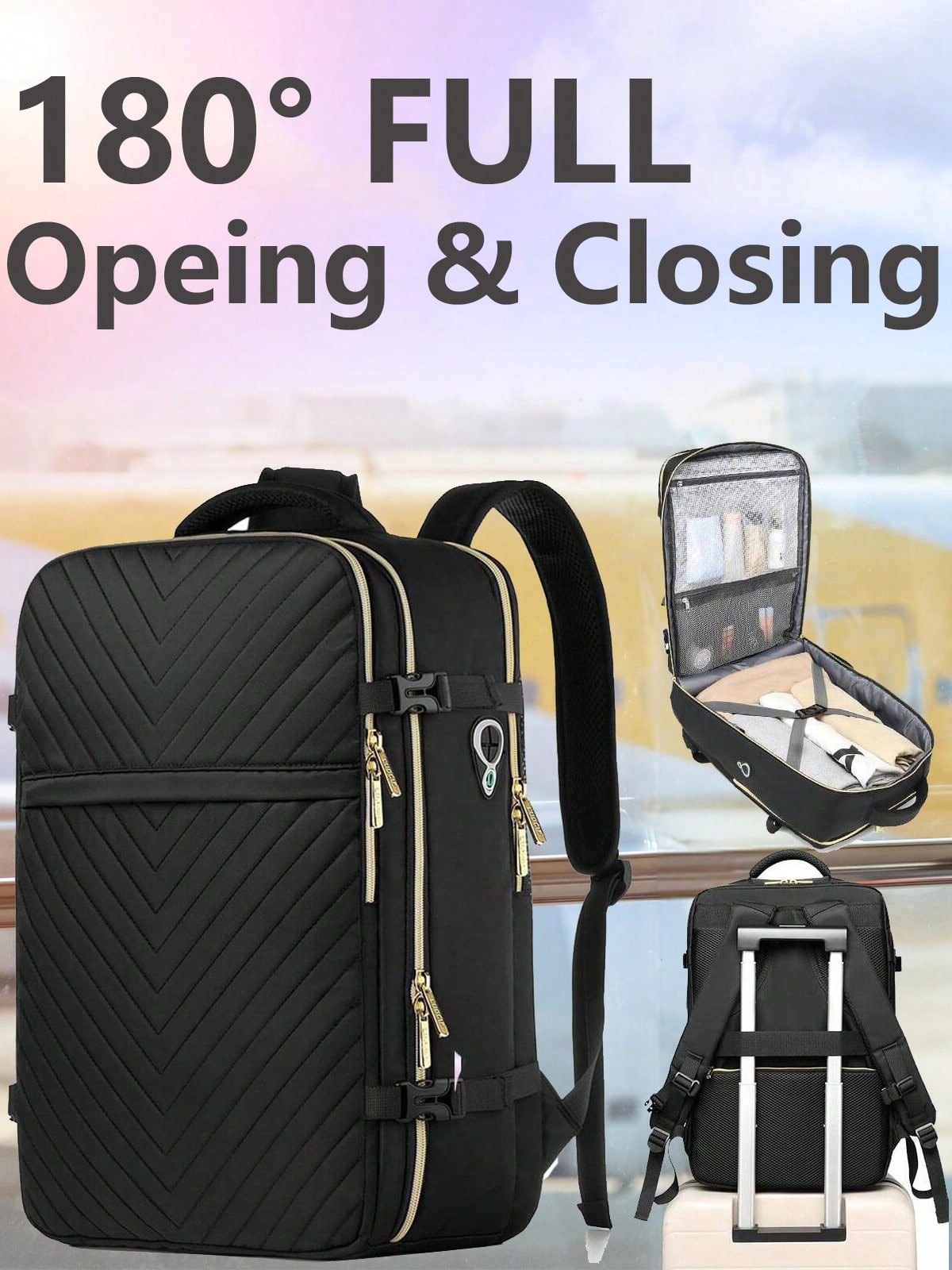Large Carry On Travel Backpack - đánh giá và giá Laptop Bag Waterproof
