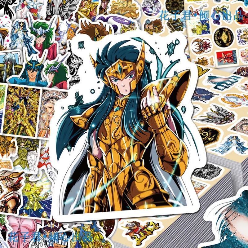 101Pcs Saint Seiya Anime Stick - đánh giá và giá Laptop Accessories Diy
