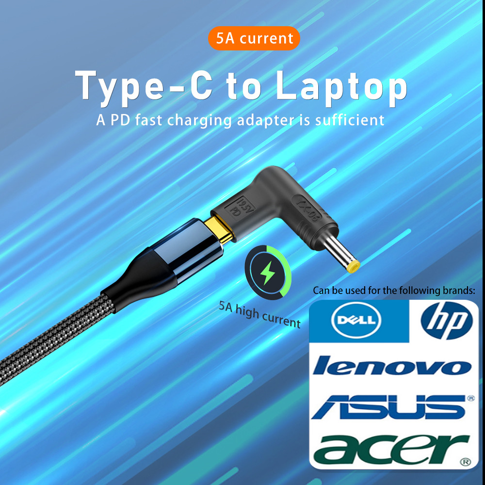 100W USB Type C to DC Fast Cha - đánh giá và giá Laptop Accessories Hp