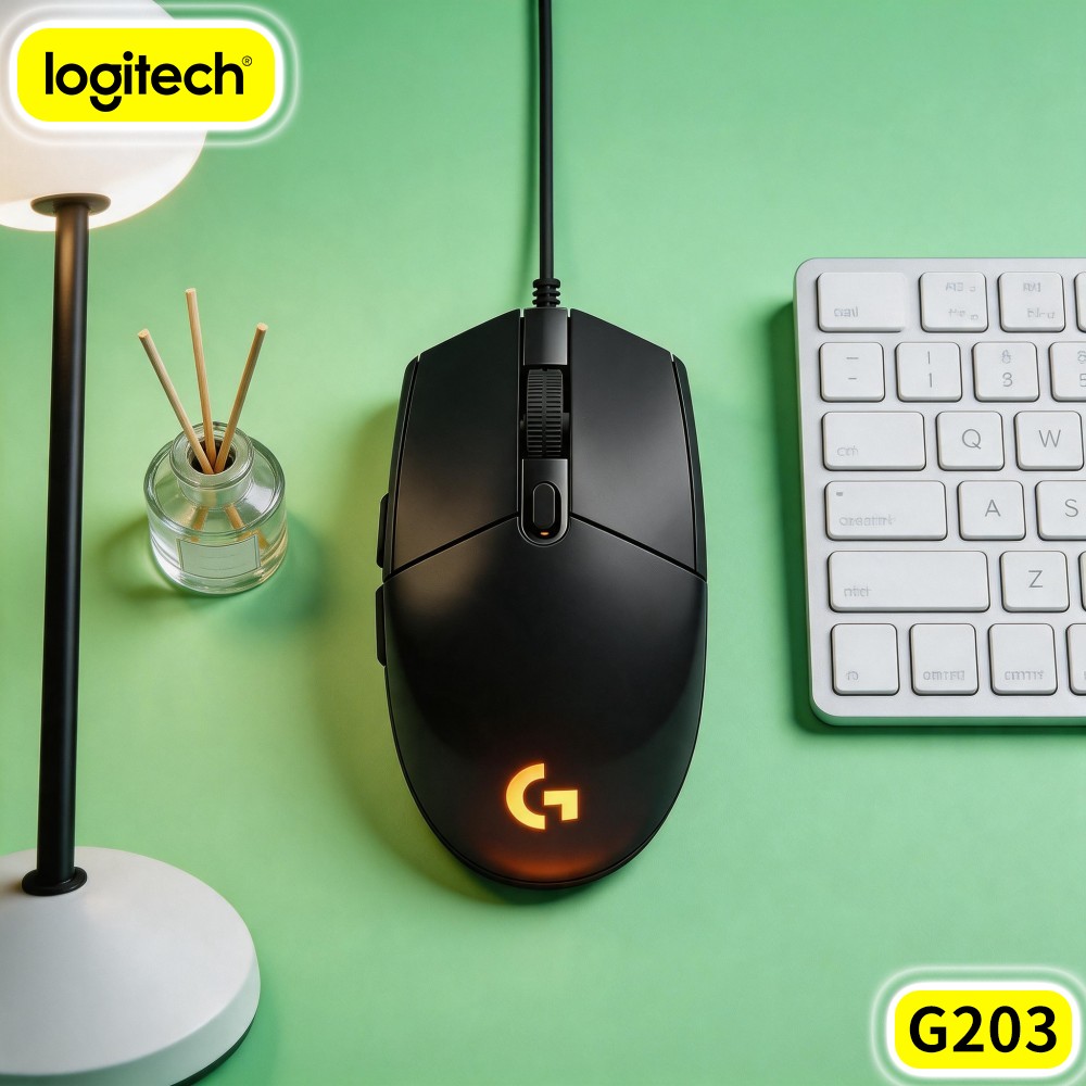 Logitech G203 Wired Gaming Mou - đánh giá và giá Logitech Mouse G203