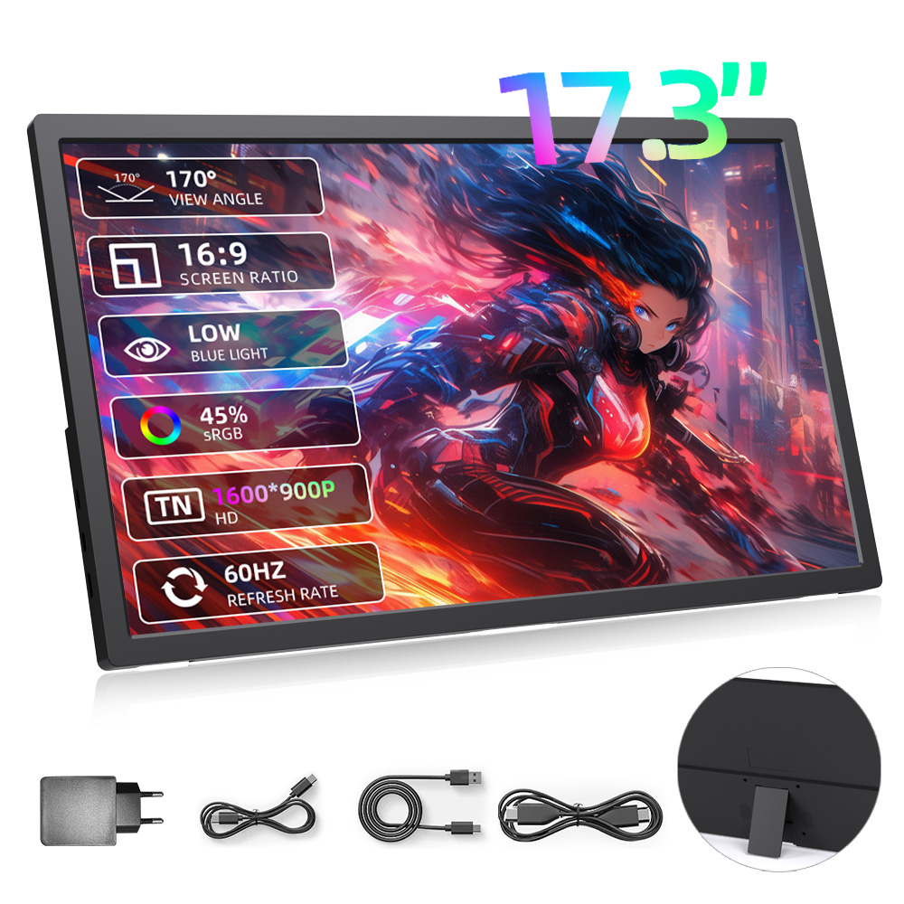 17.3 Inch Portable Monitor Gam - đánh giá và giá Xbox Laptop Accessories