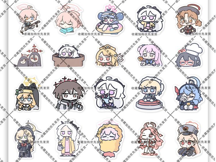 80PCS Anime Blue Archive Soras - đánh giá và giá Laptop Accessories Diy