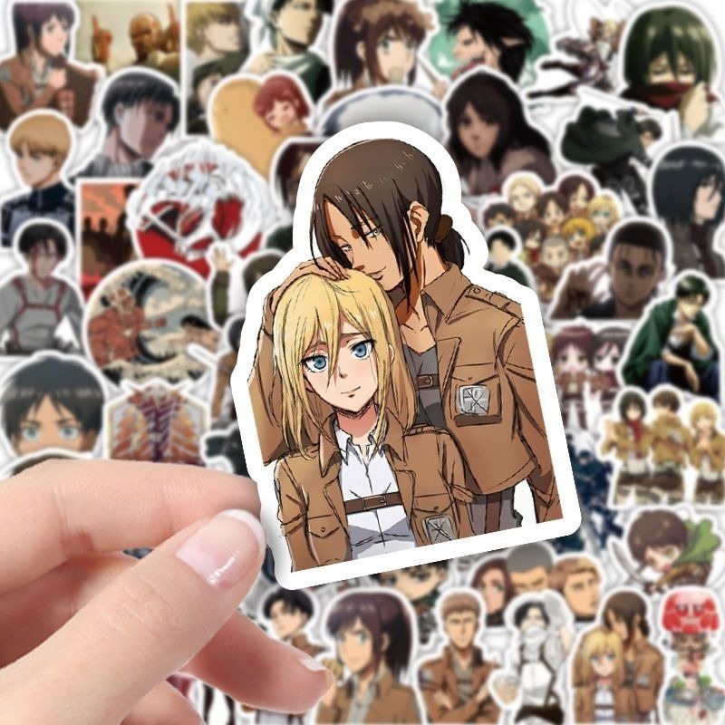 60Pcs Attack on Titan Anime St - đánh giá và giá Laptop Bag Waterproof