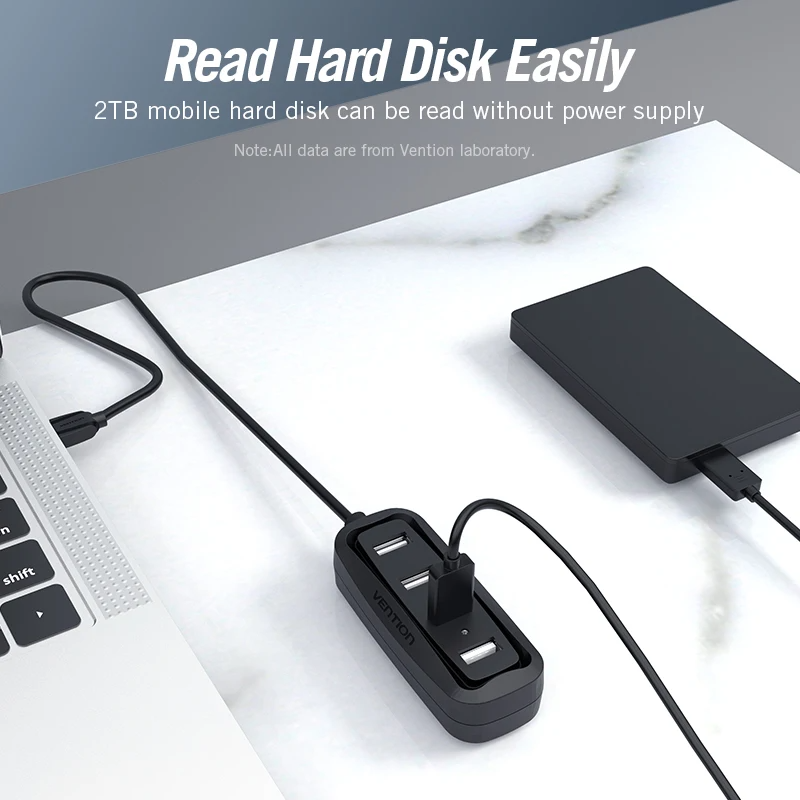 Vention USB 2.0 HUB 4 Port wit - đánh giá và giá Xiaomi Laptop Accessories