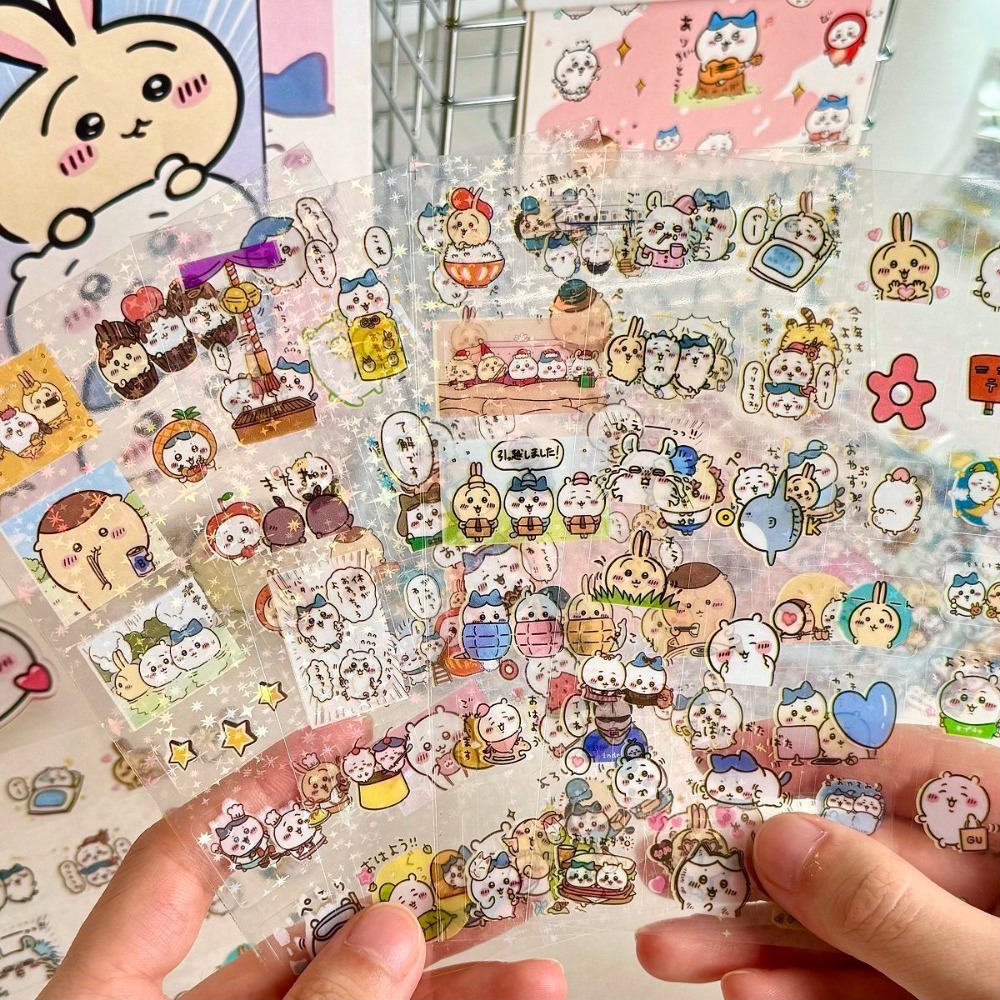 30Pcs Chiikawa Laser Stickers  - đánh giá và giá Laptop Accessories Diy