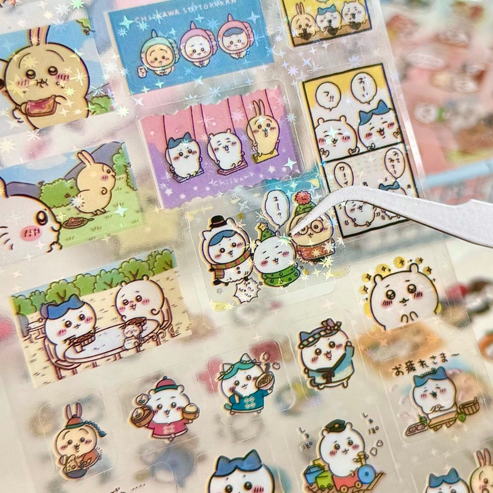 30Pcs Chiikawa Laser Stickers  - đánh giá và giá Laptop Accessories Diy
