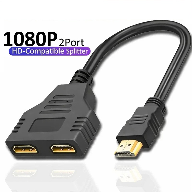 HDMI-compatible Splitter Adapt - đánh giá và giá Xbox Laptop Accessories