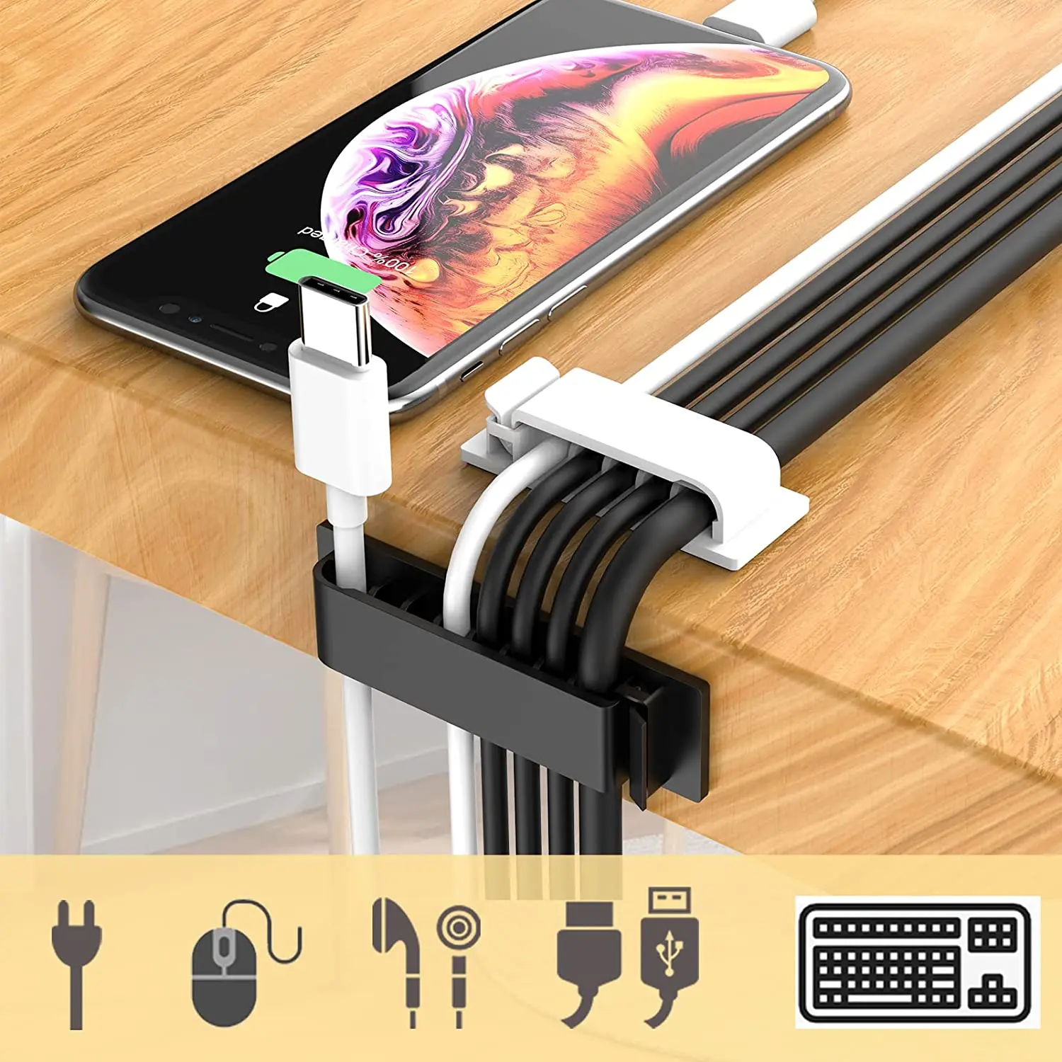 Cable Organizer Cord Managemen - đánh giá và giá Keyboard Cover Silicone