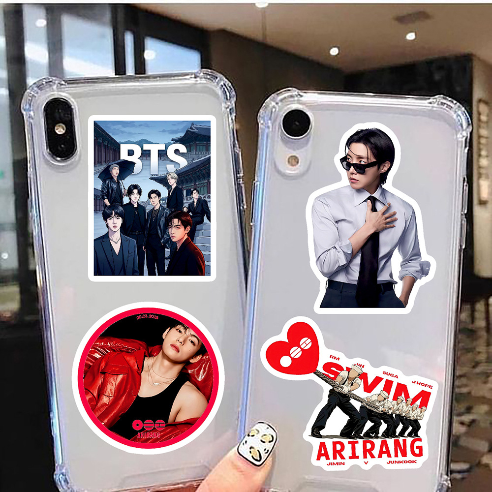 BTS K-pop Boy Group Stickers 5 - đánh giá và giá Laptop Accessories Diy
