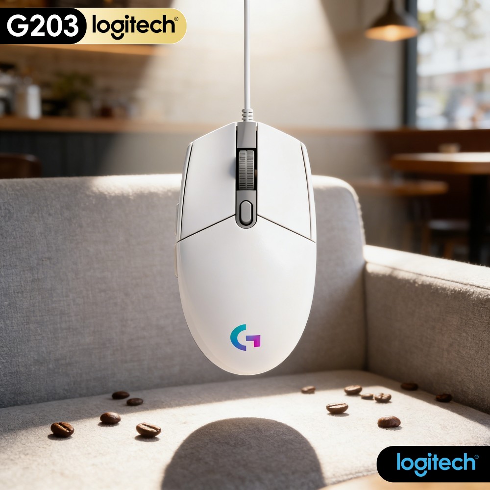 Logitech G203 Wired Gaming Mou - đánh giá và giá Logitech Mouse G203